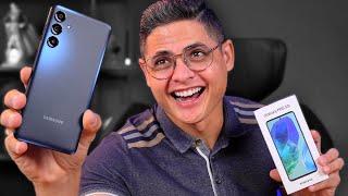 CHEGOU! Novo Galaxy M55 da SAMSUNG! Unboxing e Impressões