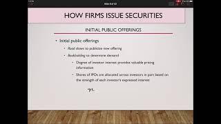 FIN 3410 Chapter 3 Lecture Video