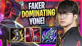 FAKER DOMINATING WITH YONE! - T1 Faker Plays Yone MID vs Hwei! | Season 2024