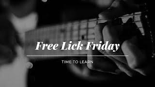 Free Lick Friday - Legato