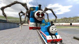 Building a Thomas Train Chased By Cursed Thomas Bosses in Garry's Mod