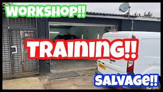 Channel update, waffle, smart repair training!! New workshop!! Salvage!!