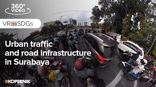 Urban traffic and road infrastructure in Surabaya