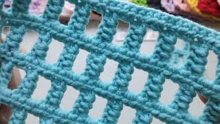 Lacy Grid Crochet Pattern How-tos/Patterns/Tutorials