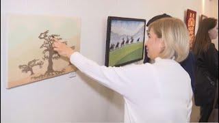 Уникальные картины из овечьей шерсти создают в Костанайской области