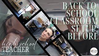 Classroom setup tour - BEFORE || BACK TO SCHOOL High School Teacher