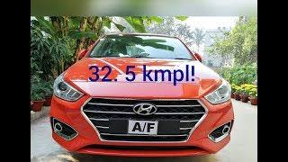 Hyundai verna Best Insane mileage | 32.5 kmpl | Record breaking | Best Mileage