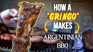 How a FOREIGNER Makes the BEST BBQ You've NEVER HEARD OF!! - Cooking REAL Argentinian Asado