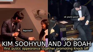 Kim Soohyun with Jo Boah versus with Kim jiwon