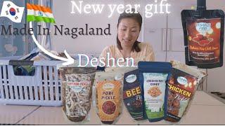 New Year Gift | Korean Families | Made in Nagaland Deshen Food | Nagamese Vlog