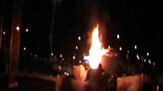 Po Marszu Niepodległości 11.11.11 -podpalony  wóz TVN24