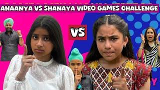 Anaanya Vs Shanaya Video Games Challenge - X BOX | RS 1313 VLOGS | Ramneek Singh 1313