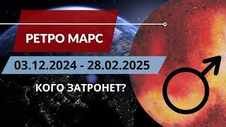 Ретро Марс 03.12.2024 - 28.02.2025