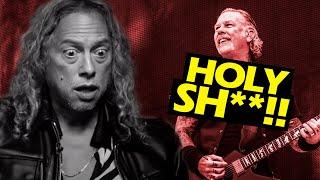 KIRK HAMMETT SHOCKED BY JAMES HETFIELD'S IMPROVISED SOLO #METALLICA