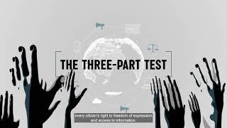 The Legitimate Limits to Freedom of Expression: the Three-Part Test