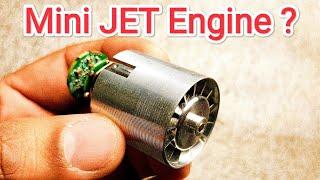 Mini JET Engine powered by BLDC motor powerful turbo fan, is se hum kiya kiya bana saktey hen.?