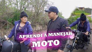 APRENDIENDO A MANEJAR MOTO A MIS 54 AÑOS | Señora Marianita Ft. Axell Retos