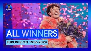 All Winners  of Eurovision Song Contest (1956-2024)