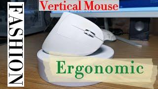 Ergonomic Vertical Mouse, White, unbox2022, review