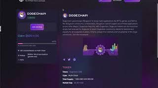 Best claim token 500$. Dogechain crypto airdrop 2024