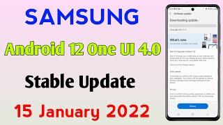 Samsung One UI 4.0 Android 12 Stable Update Rollout For 2 Devices - Note 10 A52 A52s A71 F62 M51 A51