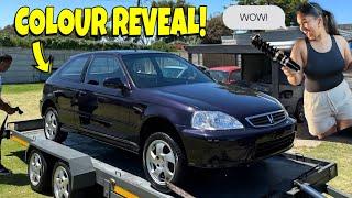 THE COLOUR REVEAL of my Girlfriend's PROJECT CIVIC - Episode 4