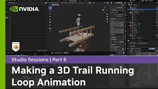 Making a 3D Trail Running Loop Animation w/ Alexandre Albisser Part 6: Procedural Wooden Bridge