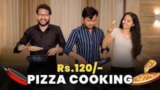 Making Pizza with 120 Rs.  | Cooking Challenge | Mad For Fun