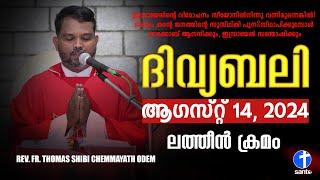 ദിവ്യബലി AUGUST 14, 2024 മലയാളം ദിവ്യബലി - ലത്തീൻ ക്രമം Holy Mass Malayalam