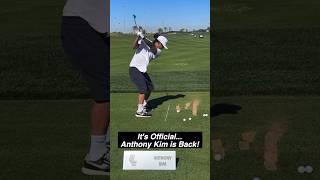 Anthony Kim Has Returned to Golf!