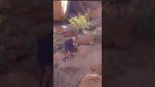 Human or baboon  - Richtersveld South Africa #shortsyoutube