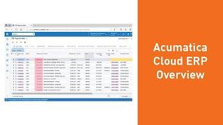 Acumatica Cloud ERP Overview - Demo