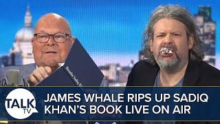 “It is Cheap And Nasty!” James Whale And Ash Gould RIP UP And Devour Sadiq Khan’s Book LIVE ON AIR