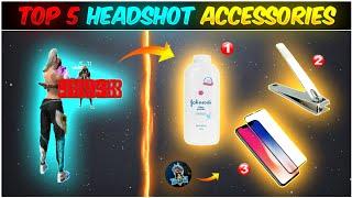 Secret Must Have Headshot Accessories In Garena Free Fire [Hindi] | Top 5 Headshot Accessorie In FF