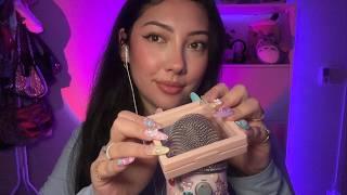 Very relaxing and intense ASMR triggers ON THE MIC  Chloe’s custom video