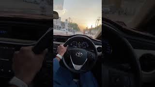 Corolla Altis 1.6 POV rash driving 