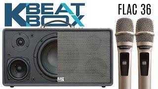 KBEATBOX FLAC 36 200 WATT (RMS) KARAOKE POWERED SPEAKER SYSTEM