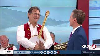 Peninsula Banjo Band live on KRON4 Morning News