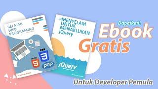 Ebook Pmograman Web Gratis Untuk Developer Pemula - ebook step by step