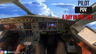 A Day in the Life as an Airline Pilot 3 - PILOT POV | A320 MOTIVATION 4K [HD]