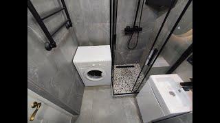 Интересный ДиЗайн Маленькой Ванной Комнаты 3 м2 с Туалетом в Хрущевке