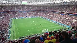 Corner for Russia in the game against Saudi Arabia, FIFA World Cup 2018