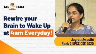 Jagrati Awasthi on How to Stay Motivated during the UPSC Journey | Rank 2, UPSC CSE 2020 |