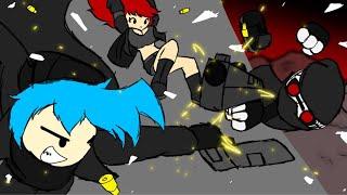 FNF MADNESS COMBAT HANK VS AGENT BF & GF “INCIDENT:012F” | | FNF ANIMATION