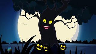 árvore do dia das bruxas | rimas cho trẻ em | canção o dia das bruxas | Kids Rhymes | Halloween Tree