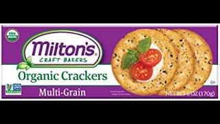 Jesse Tries Milton's Multi-Grain Organic Crackers