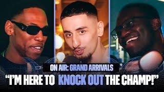 "I'M HERE TO KNOCK OUT THE CHAMP!” GIB, DEJI & more FACE OFF reactions | ON AIR: Grand Arrival