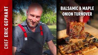 Delicious Balsamic Maple Onion Turnover on the Kamado Joe | Easy BBQ Pastry Recipe by Chef Eric