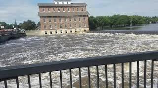 Independence Iowa Wapsipinicon River Major flooding September 6 2018