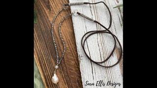 Pearl and Crystal Necklace Project
